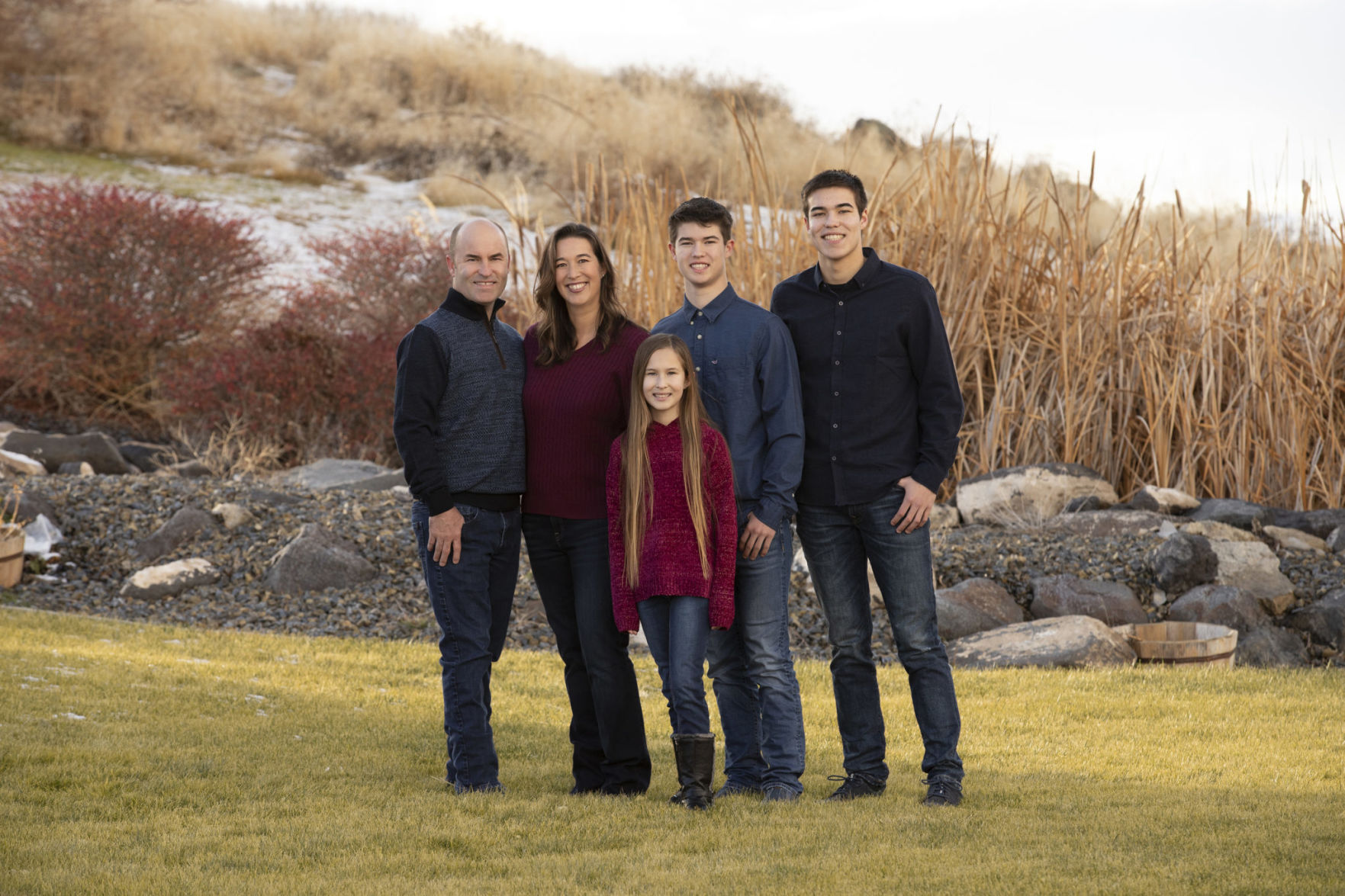 Kim Rost with family